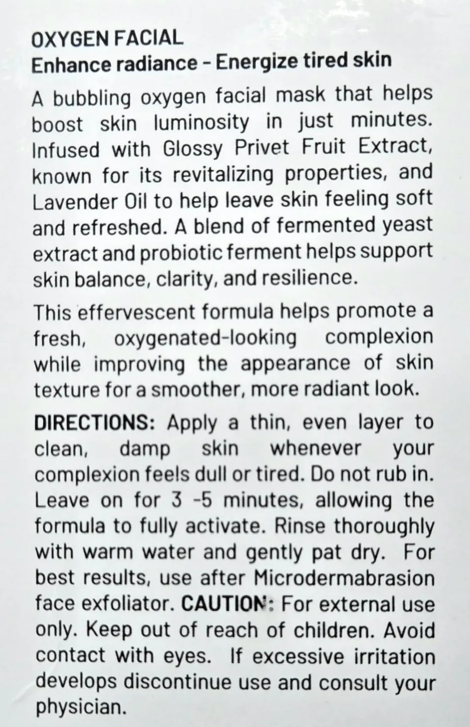 Dr. Brandt Oxygen Facial Glow maschera viso 50 ml ossigenante