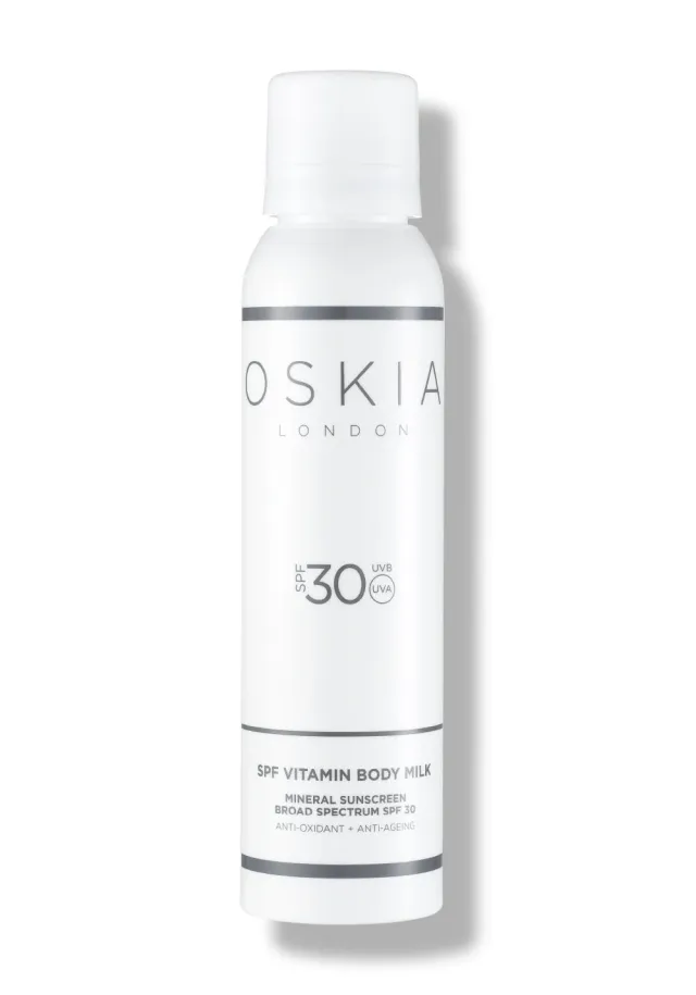 Oskia SPF 30 Vitamin Milk Sunscreen latte corpo 15ml minerale