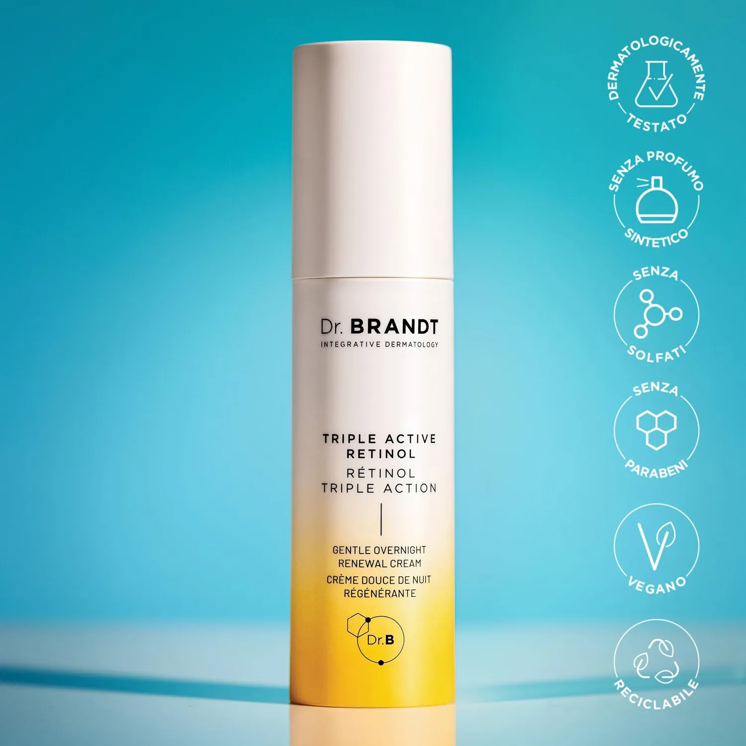 Brandt Triple Active Retinol Crema Notte 30 ml Macchie