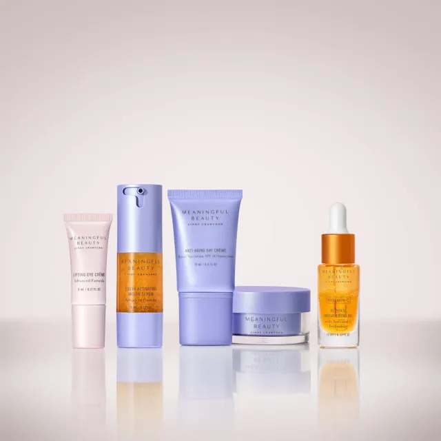 Meaningful Beauty Essentials Sistema Viso 5 Pezzi Vitamina C Antirughe