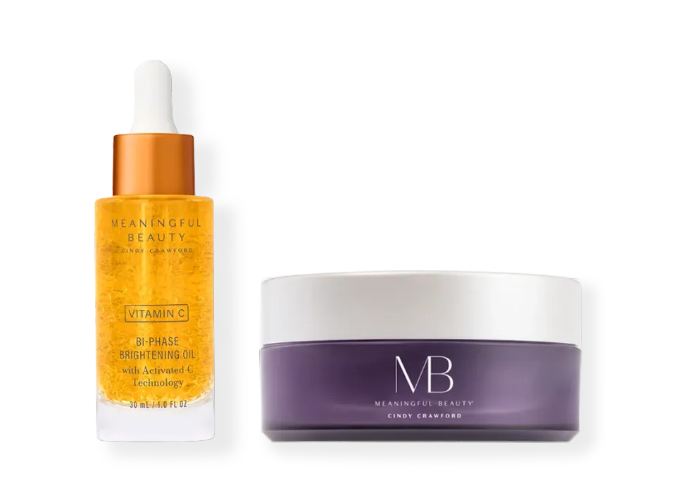 Meaningful Beauty Super Brightening Duo set schiarente tono luminoso