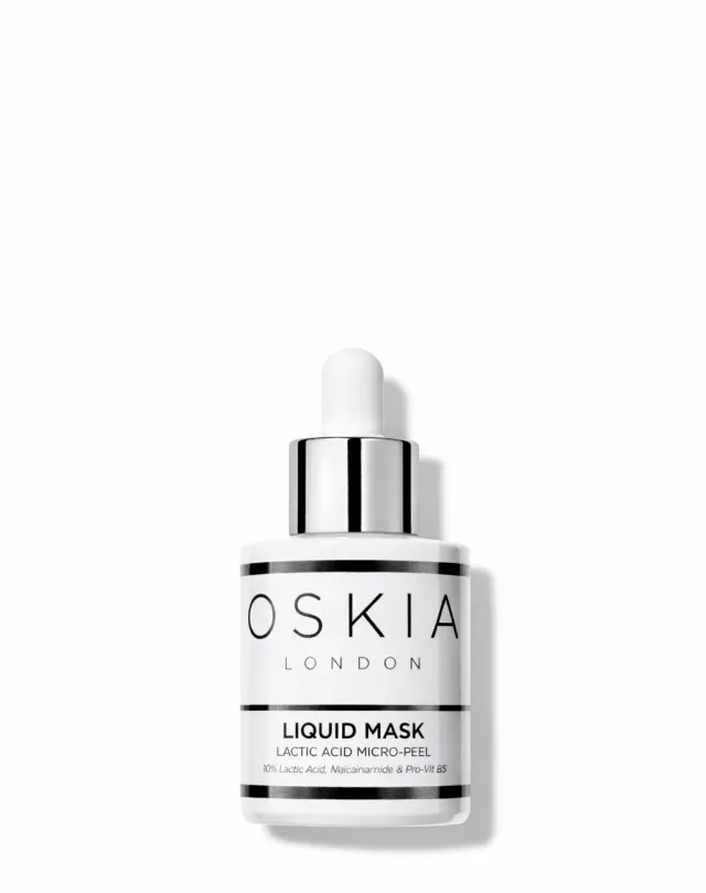 Oskia Liquid Mask 10% Lactic Acid Overnight Peel maschera 30ml illuminante